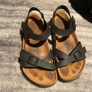 Birkenstock Rio Sz 38. Black.